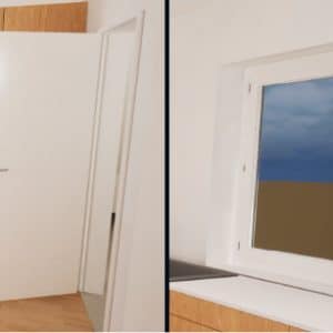 Darstellung von Türen und Fenstern (je Tür / Fenster)