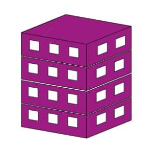 4 Stockwerke