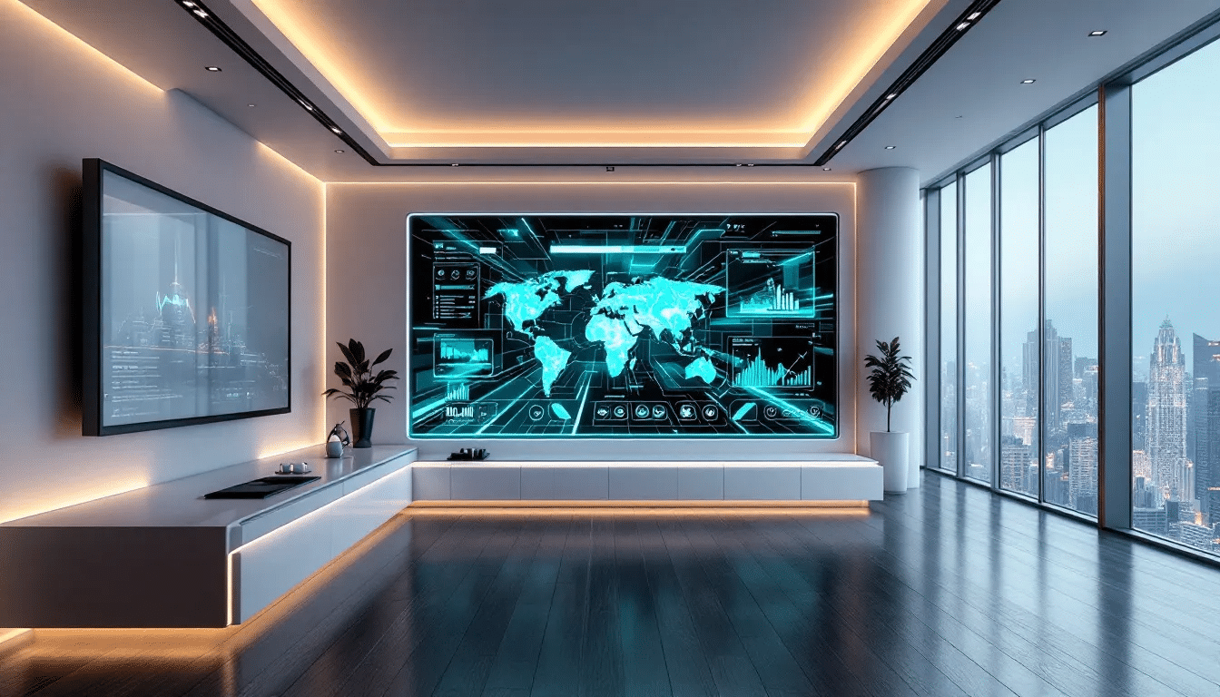 Raumplanung und Einrichtung mit modernen Designideen, inspiriert von Hausplanungs-Apps.