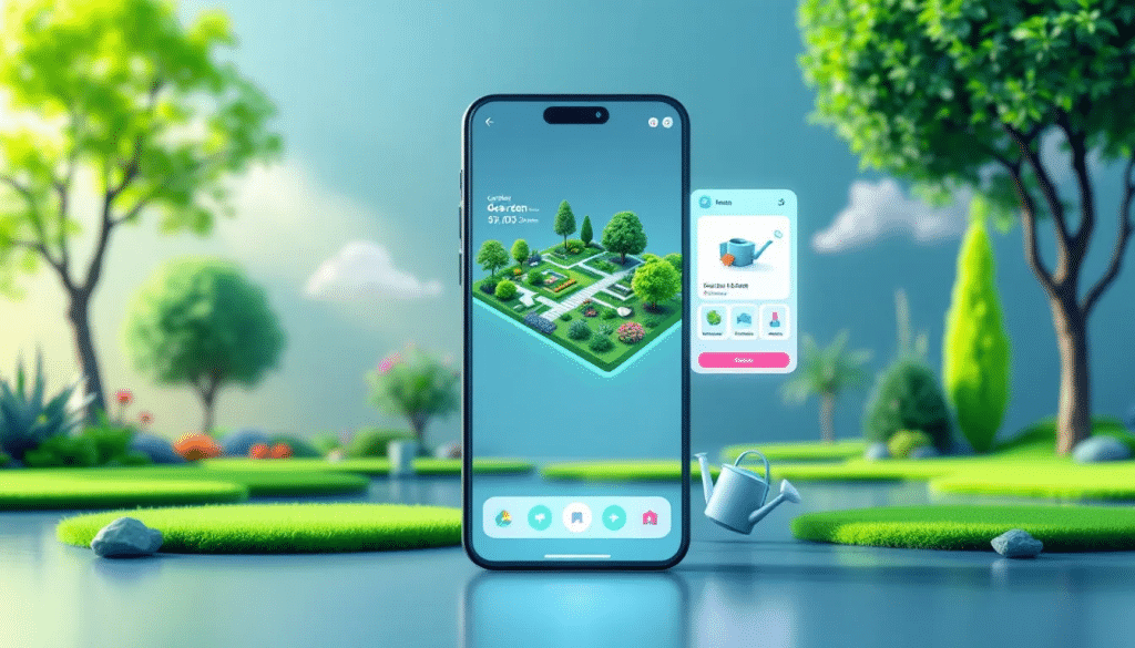 Gartenplanung leicht gemacht mit innovativen Apps für die Gestaltung im Freien.