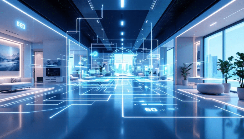 Ein virtueller Rundgang durch ein modernes Gebäude, der die Vorteile dieser Technologie zeigt.